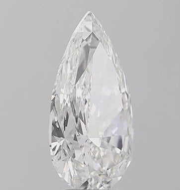 5.50 CT Pear Lab Grown Diamond For Engagement Ring