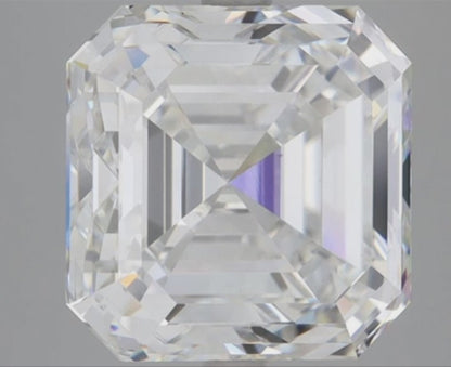 6.50 CT Asscher Cut Lab Grown Diamond For Engagement Ring