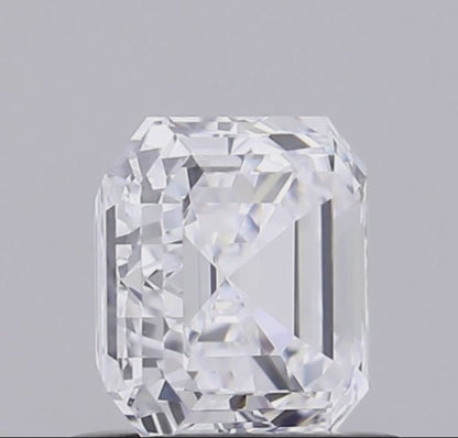 1 CT Asscher Cut Lab Grown Diamond For Engagement Ring