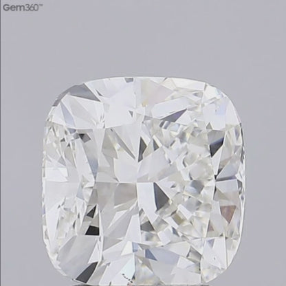 3 CT Cushion Cut Lab Grown Diamond For Engagement Ring