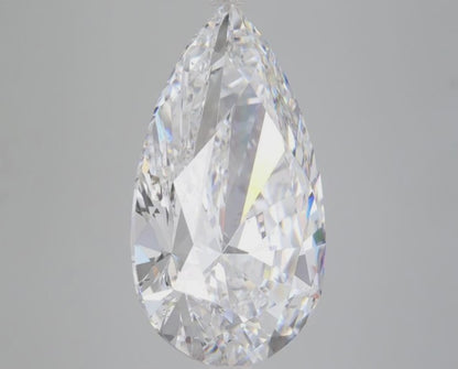 7.50 CT Pear Lab Grown Diamond For Engagement Ring