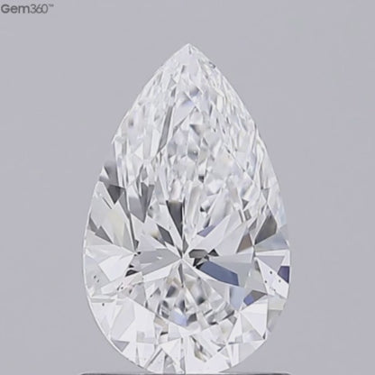 1 CT Pear Lab Grown Diamond For Engagement Ring