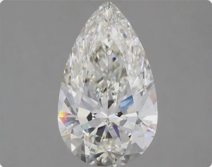 1.50 CT Pear Lab Grown Diamond For Engagement Ring