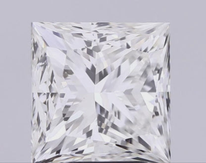 5 CT Princess Cut  Lab Grown Diamond For Engagement Ring