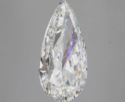 4.50 CT Pear Lab Grown Diamond For Engagement Ring