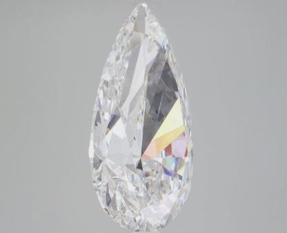 6.50 CT Pear Shape Lab Grown Diamond For Engagement Ring