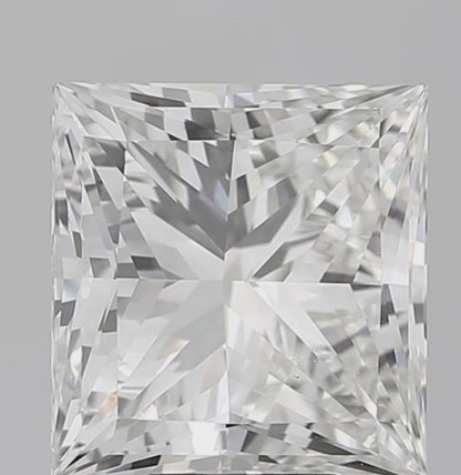 6.50 CT Princess Cut Lab Grown Diamond For Engagement Ring