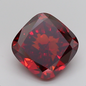 3.15 CT Red Cushion Cut Lab Grown Diamond For Ring