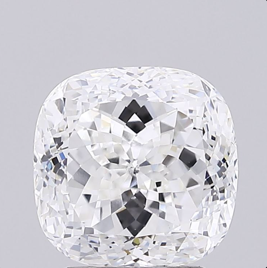 3.15 CT Unique Cushion Cut Lab Grown Diamond For Pendant